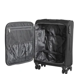 Orlando - 4-Rollen-Kabinentrolley S 54 cm (schwarz)