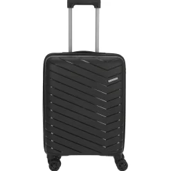 Orlando - 4-Rollen-Kabinentrolley 55 cm (schwarz)