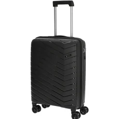 Orlando - 4-Rollen-Kabinentrolley 55 cm (schwarz)