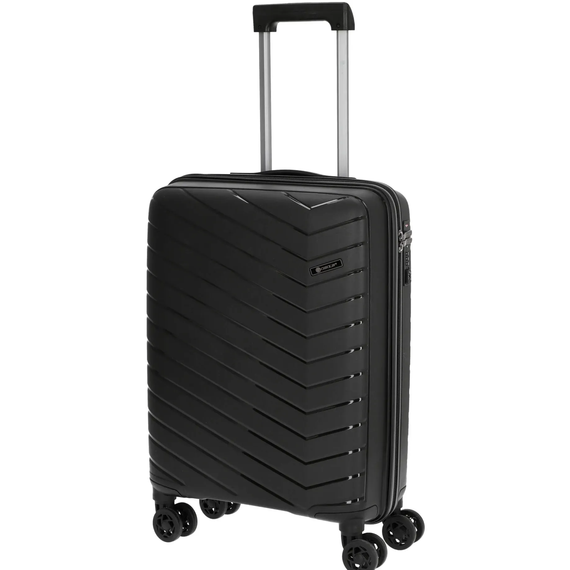 Orlando - 4-Rollen-Kabinentrolley 55 cm (schwarz)