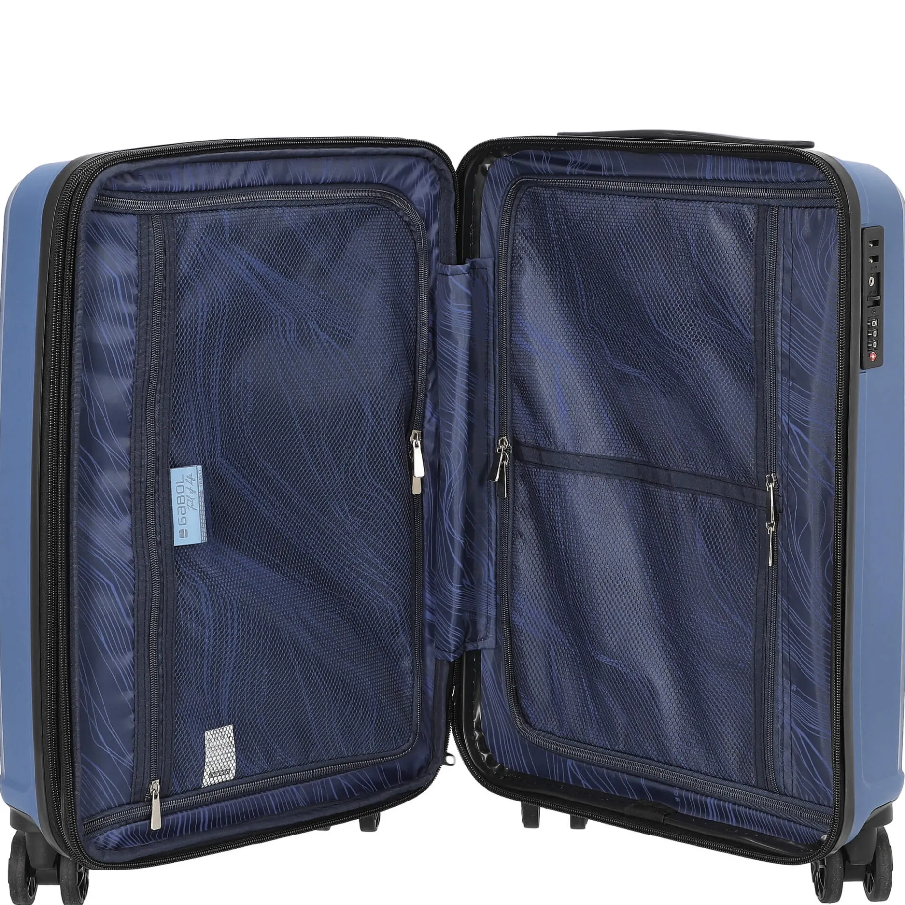 Osaka - 4-Rollen-Kabinentrolley 55 cm (blue)