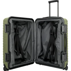 OVERSEAS - 4-Rollen-Trolley M+ 69 cm (forest green)