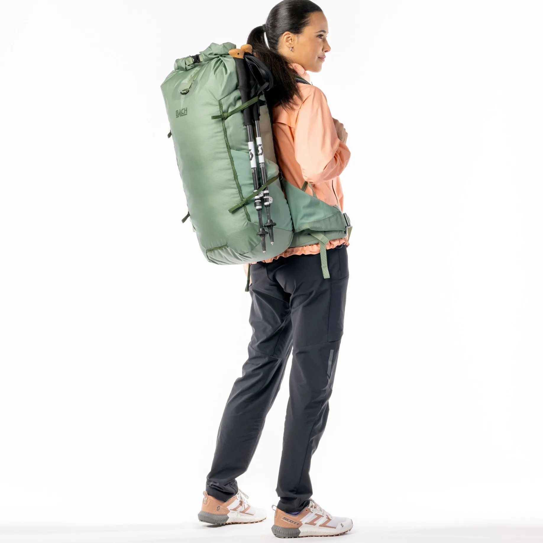 Pack Molecule 45 - Trekkingrucksack 67 cm (sage green, long)