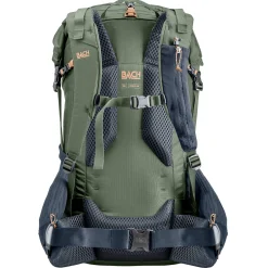 Pack Molecule 30 - Wanderrucksack (sage green/midnight blue, long)