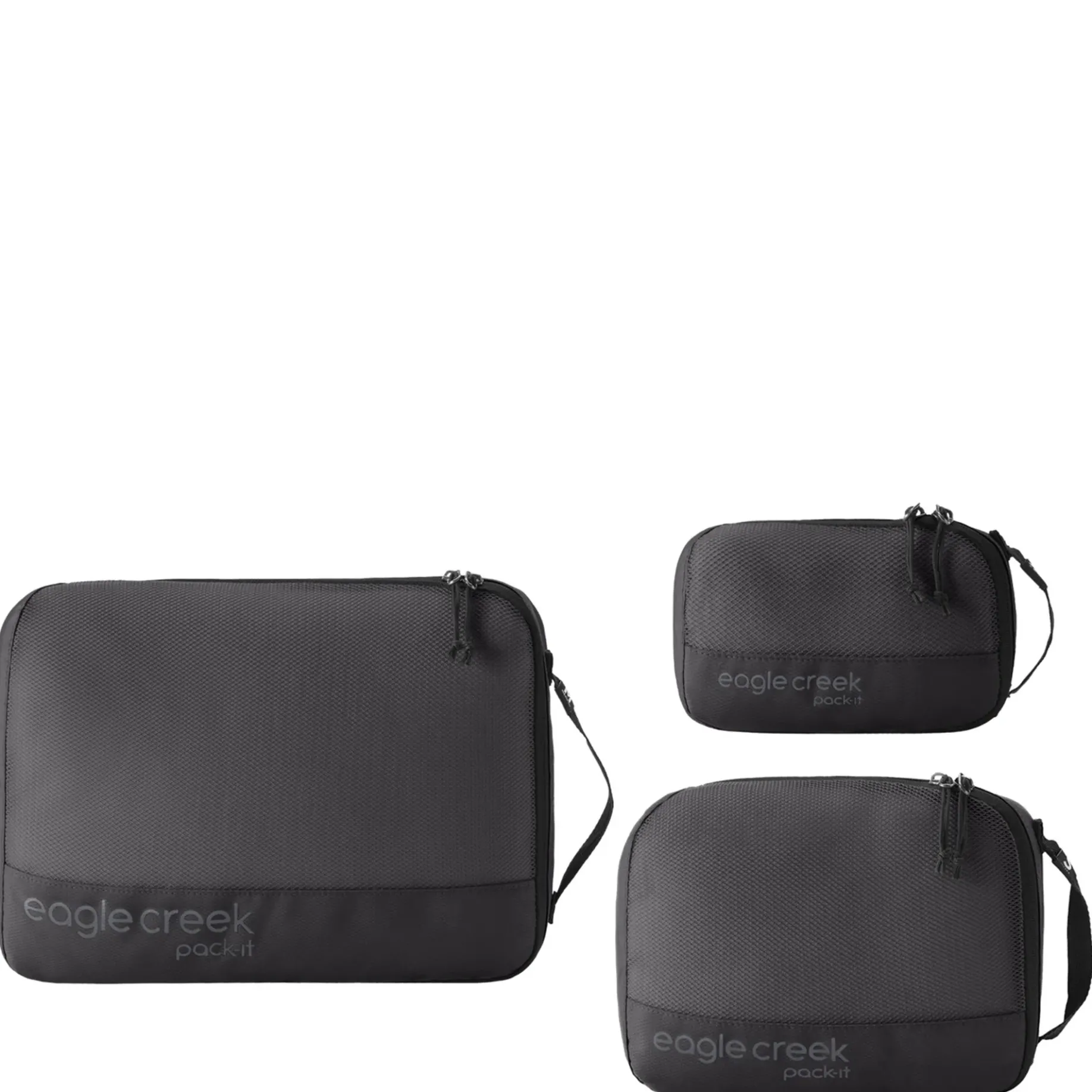 Pack-It Reveal Cube Set XS/S/M 3tlg. - Packsack (black)