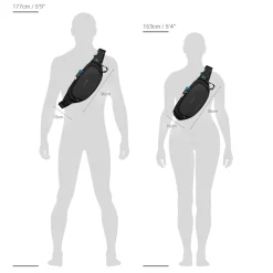 pacsafe ECO - Gürteltasche RFID 36 cm (black)