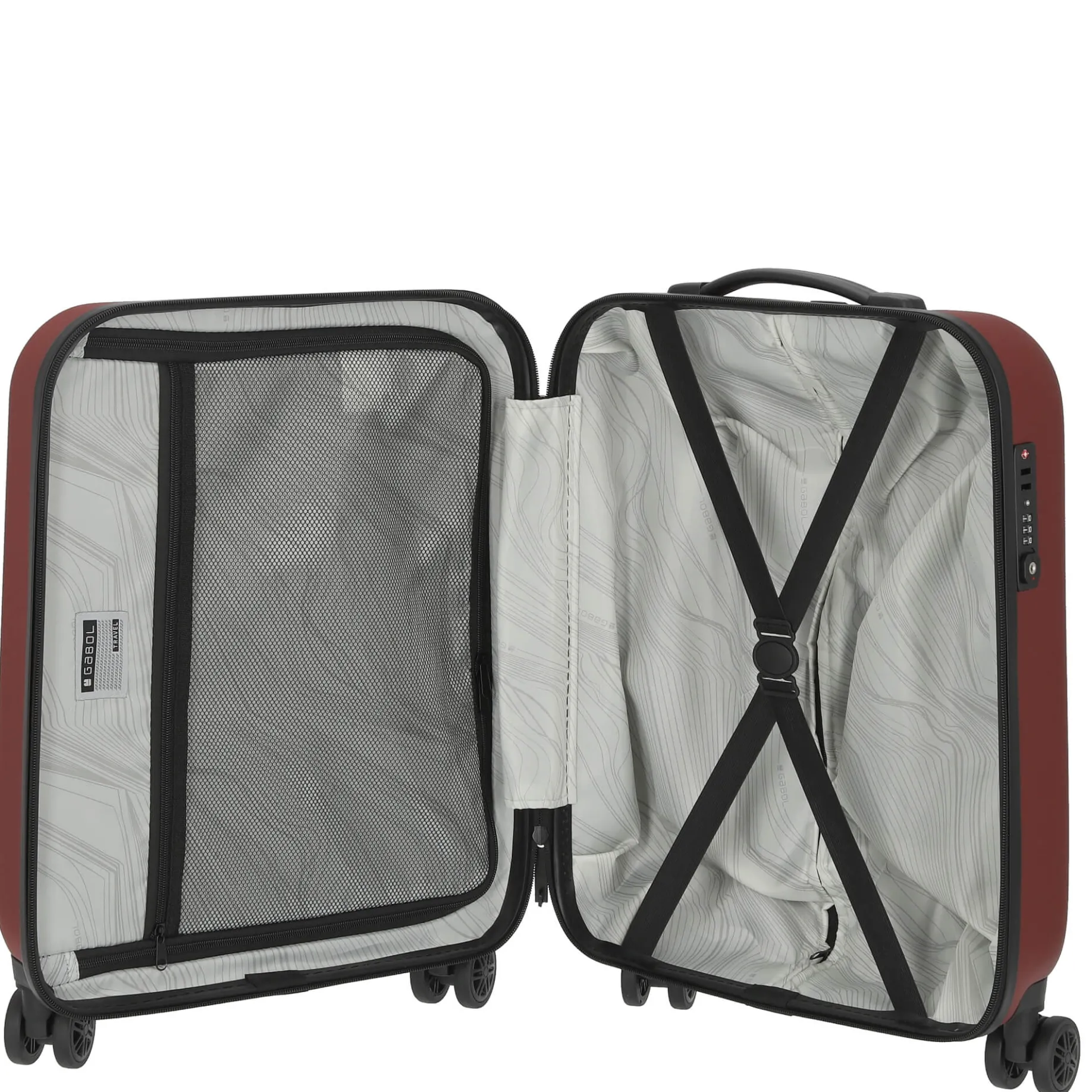 Paradise - 4-Rollen-Kabinentrolley 55 cm (dark orange)