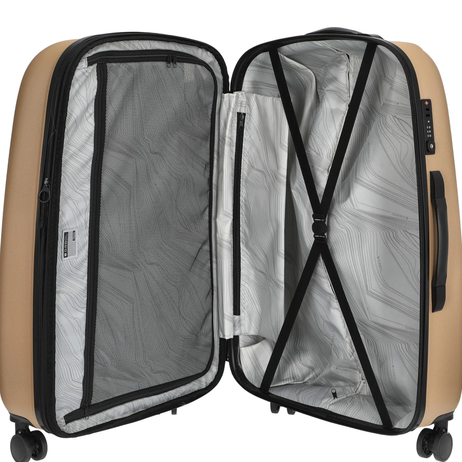 Paradise XP - 4-Rollen-Trolley L 77 cm erw. (beige)