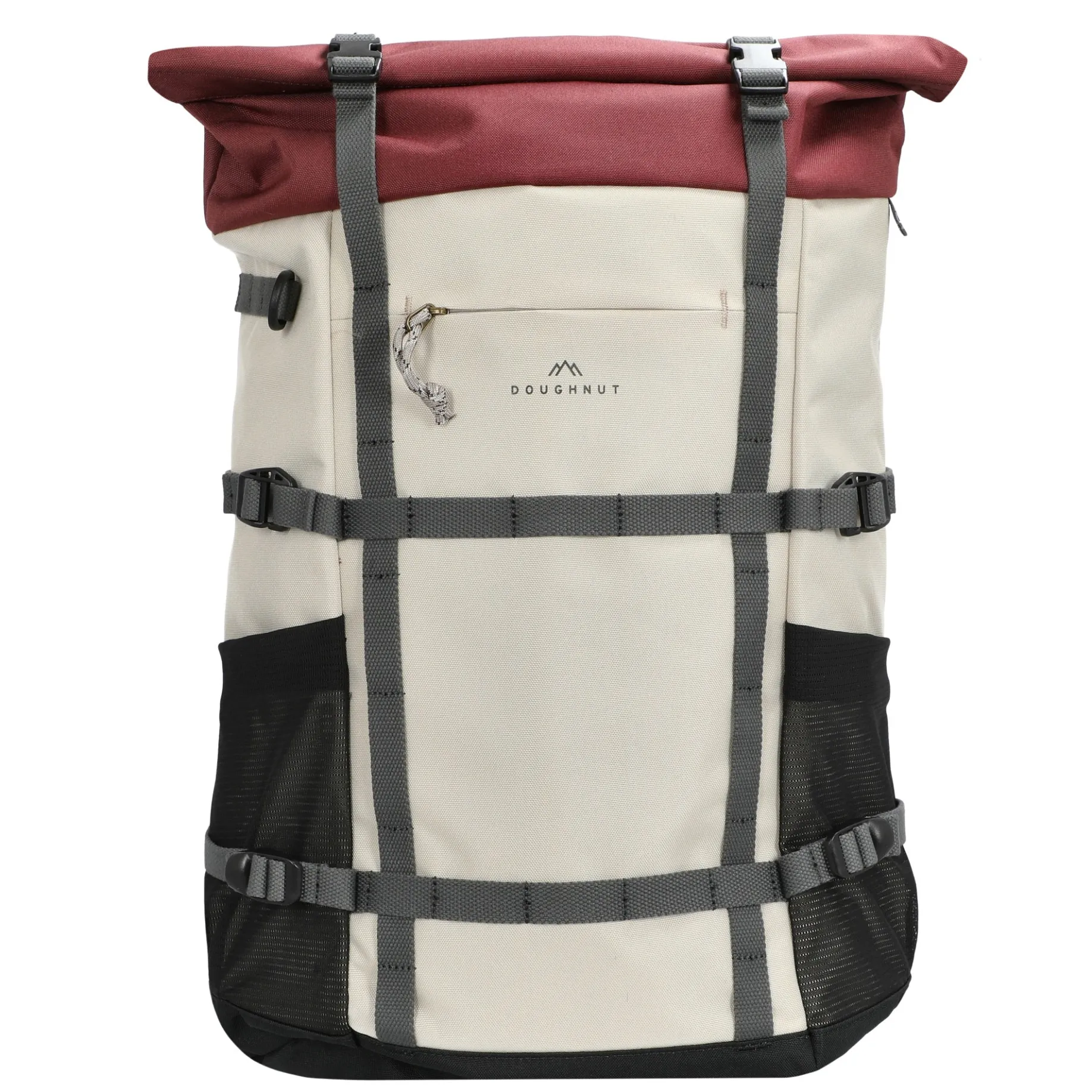 Paratrooper Reborn - Rolltop Rucksack 14" 67 cm erw. (stone x wine)