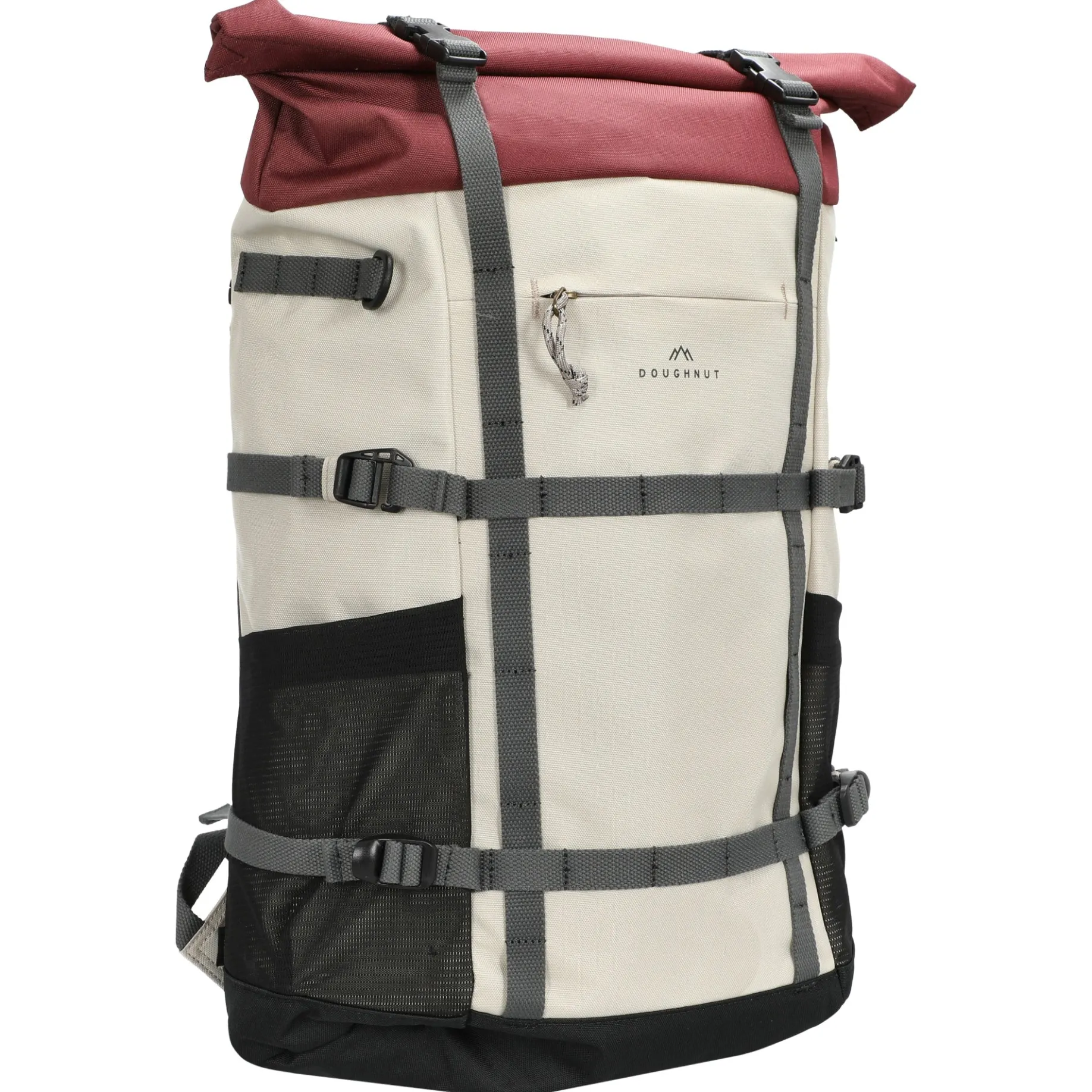 Paratrooper Reborn - Rolltop Rucksack 14" 67 cm erw. (stone x wine)