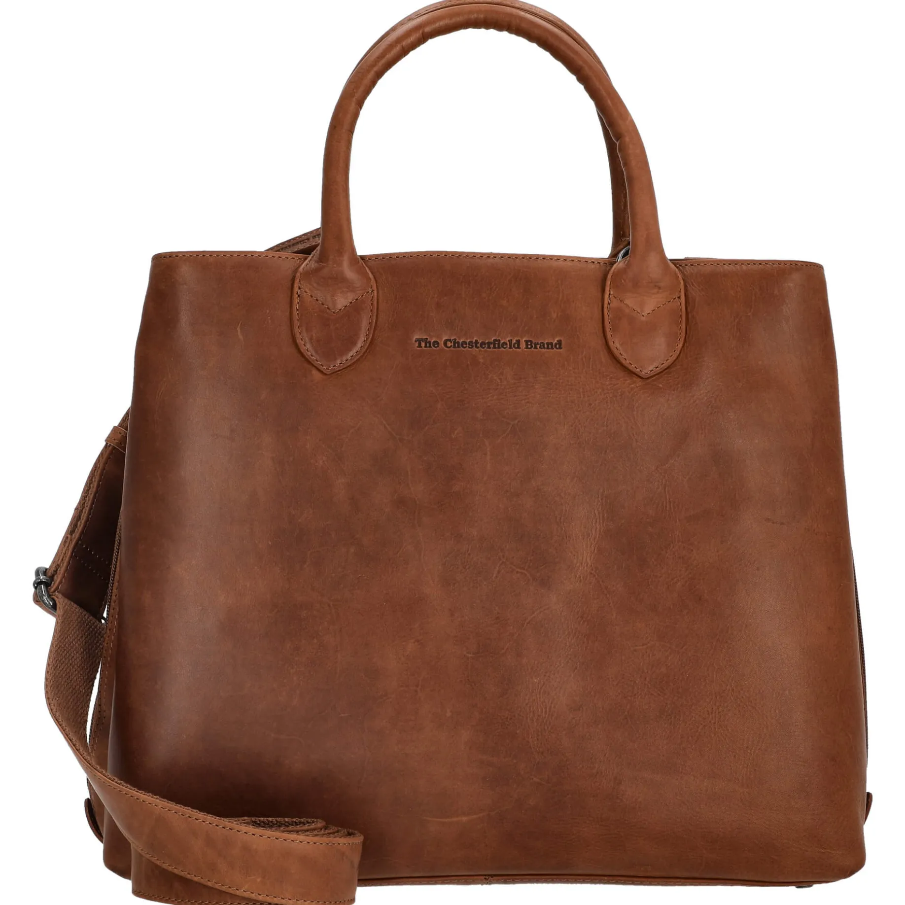 Passau - Henkeltasche 37 cm (cognac)