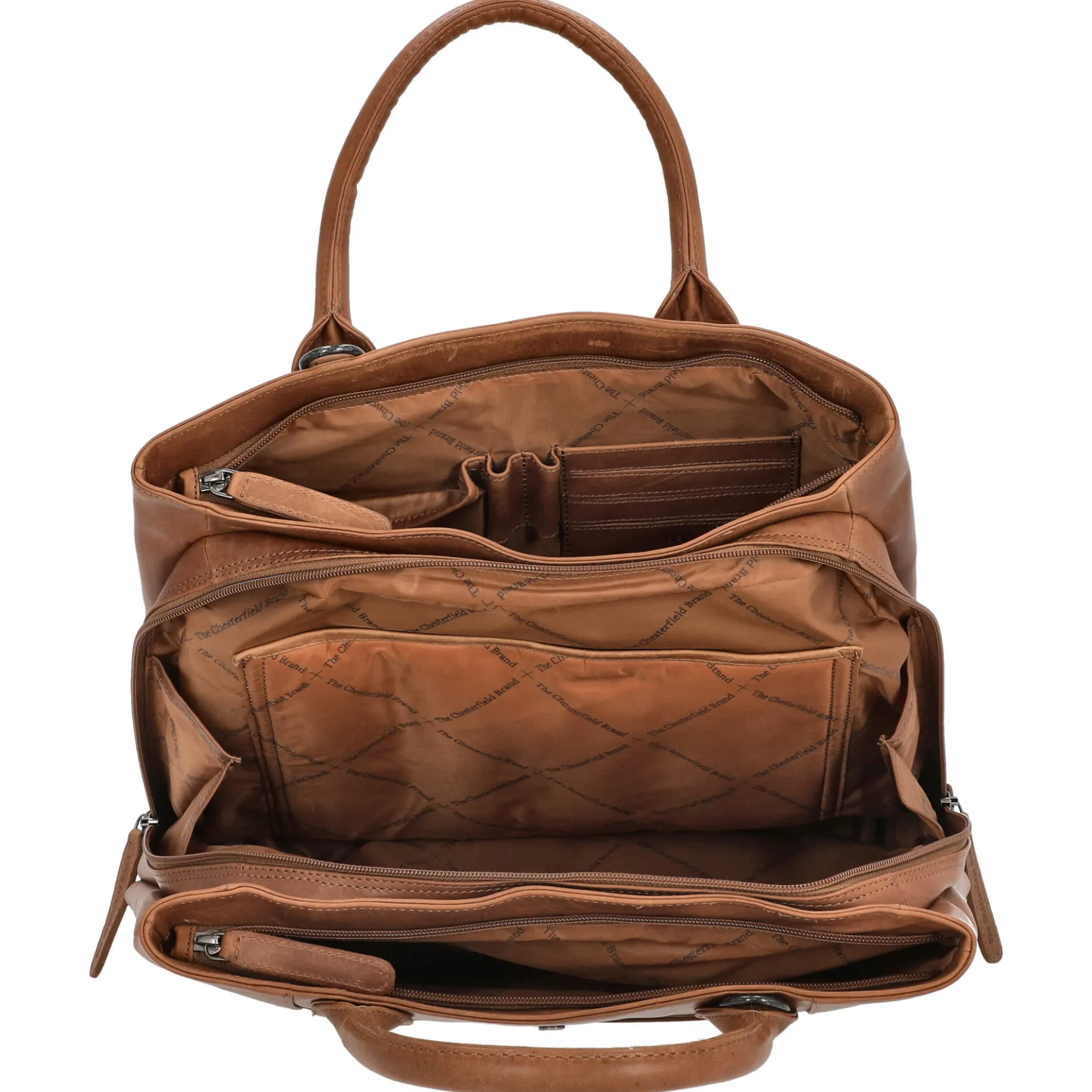 Passau - Henkeltasche 37 cm (cognac)
