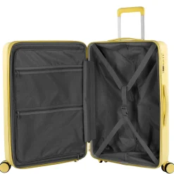 Pastel - 4-Rollen-Trolley M 66 cm erw. (gelb)