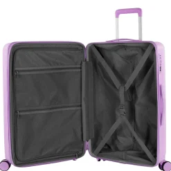 Pastel - 4-Rollen-Trolley M 66 cm erw. (lavender)
