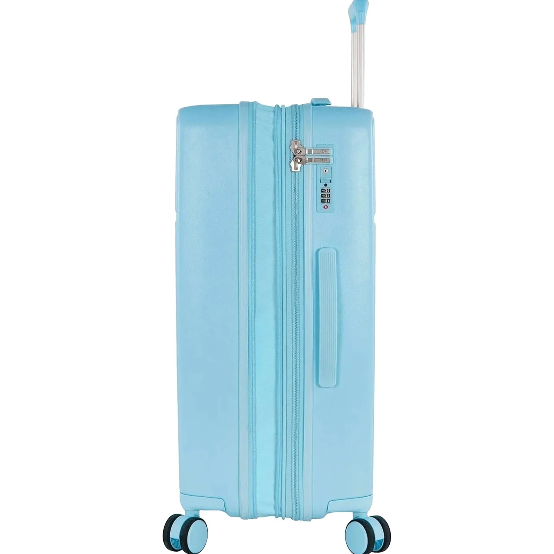 Pastel - 4-Rollen-Trolley M 66 cm erw. (blue)