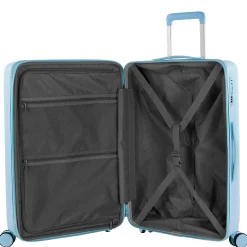 Pastel - 4-Rollen-Trolley M 66 cm erw. (blue)