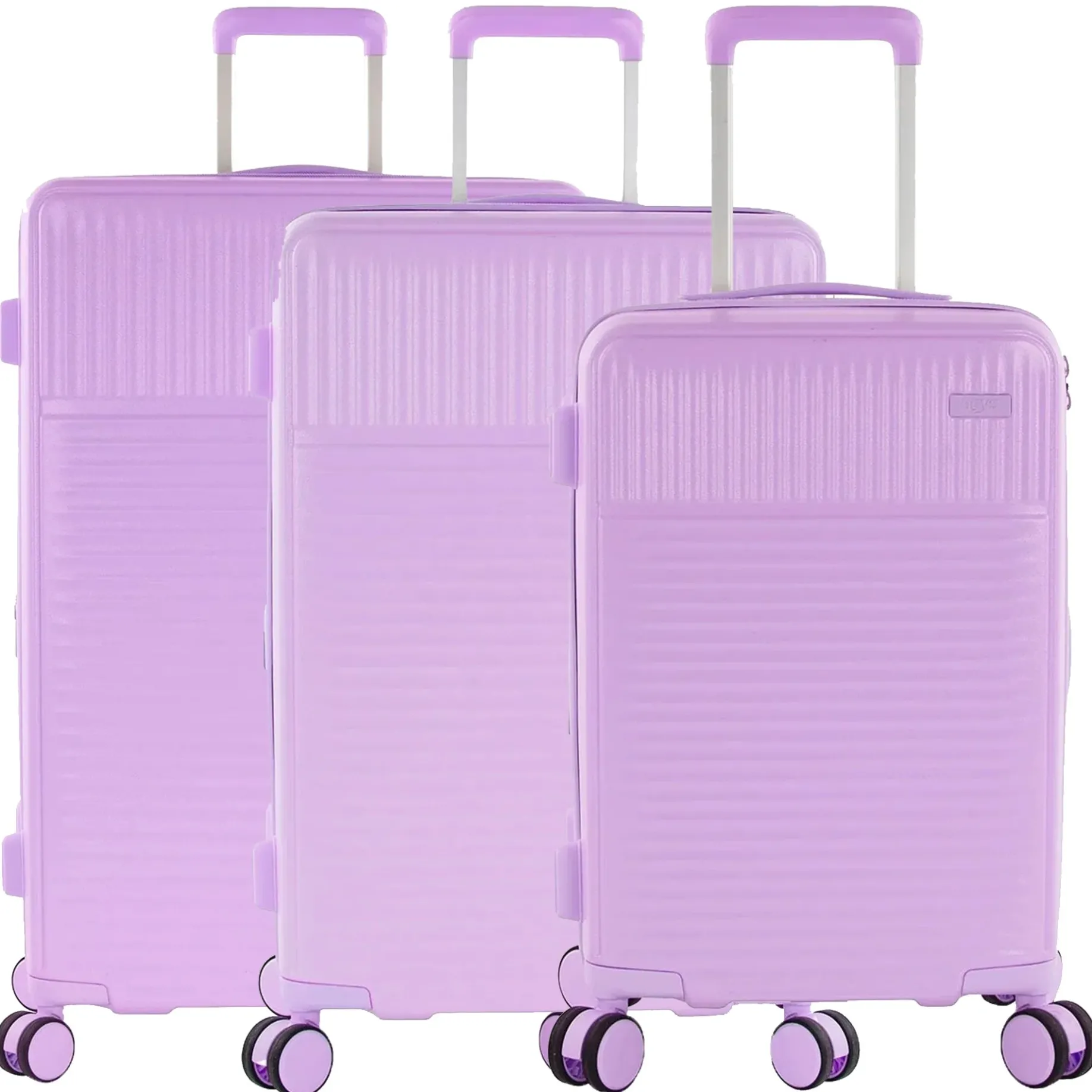 Pastel - 4-Rollen-Trolley Set 3tlg. erw. (lavender)