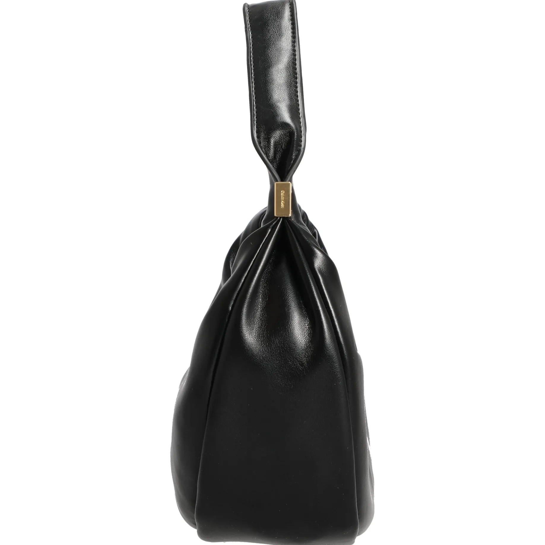 Pinched Soft Crescent - Schultertasche L 35 cm (schwarz)