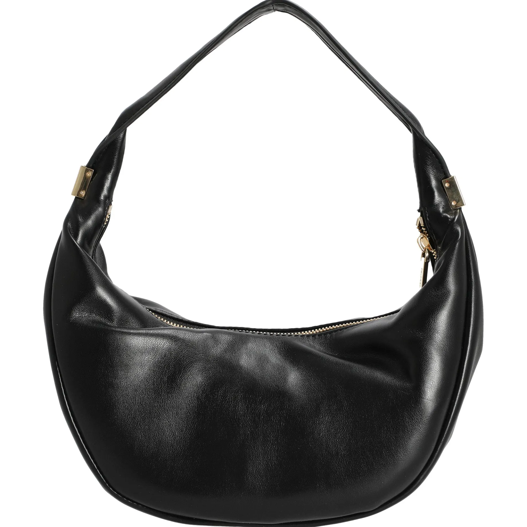 Pinched Soft Crescent - Schultertasche L 35 cm (schwarz)