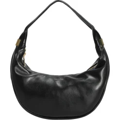 Pinched Soft Crescent - Umhängetasche S 24 cm (schwarz)