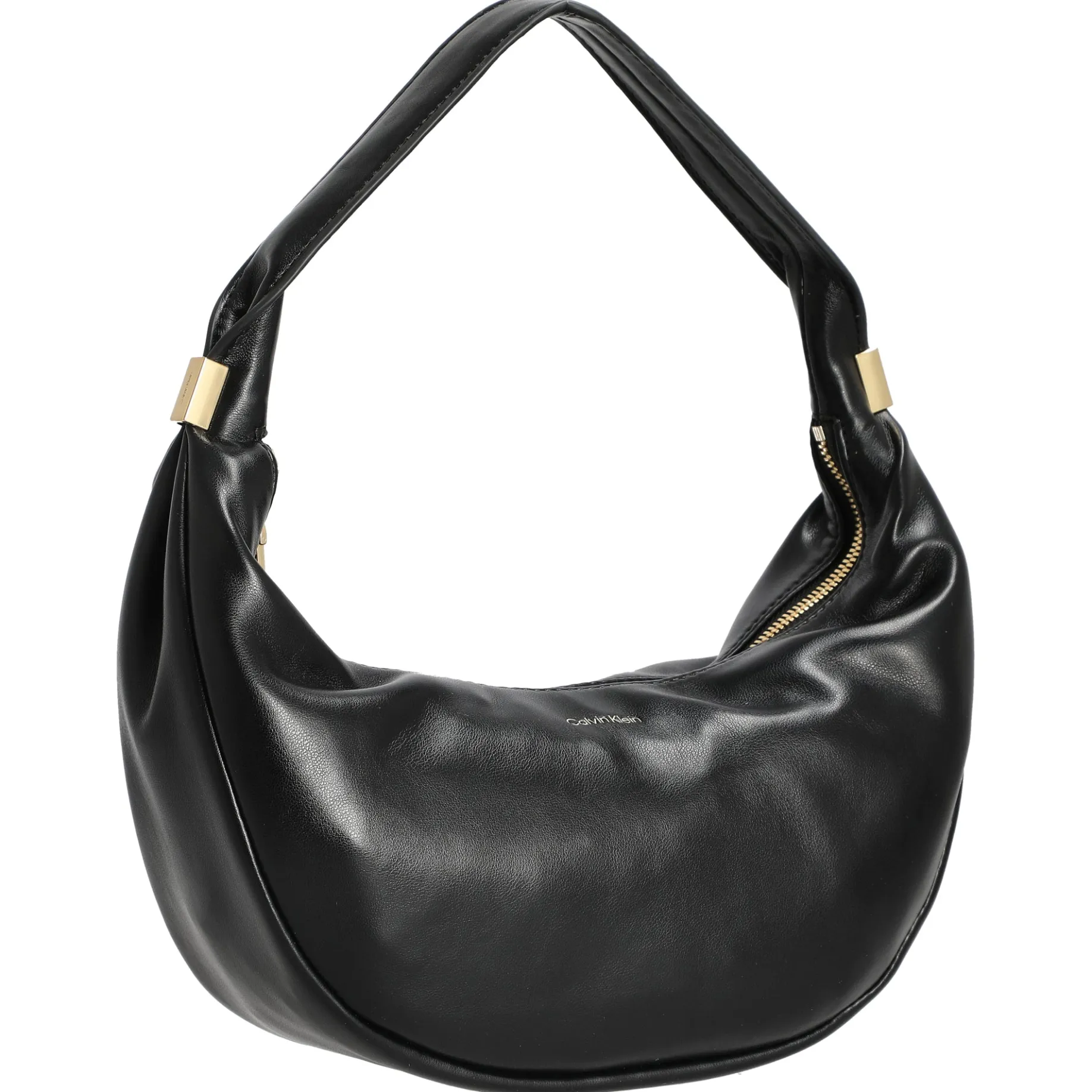 Pinched Soft Crescent - Umhängetasche S 24 cm (schwarz)