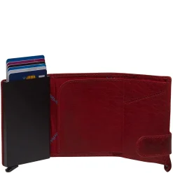Portland - Kreditkartenetui 6cc 10 cm RFID (red)