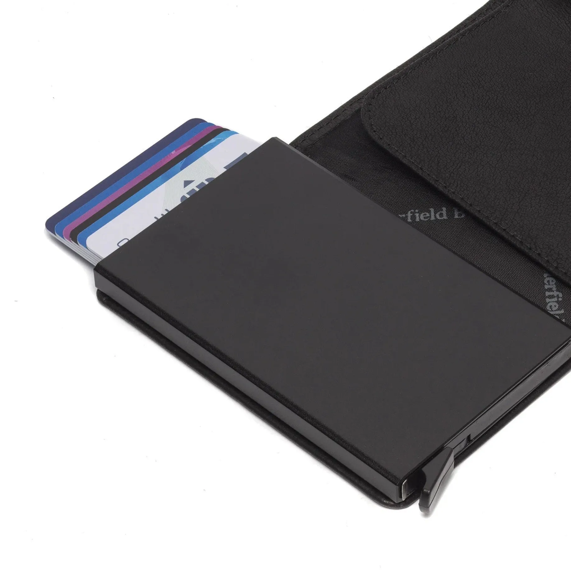 Portland - Kreditkartenetui 6cc 10 cm RFID (black)