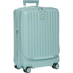 Positano - 4-Rollen Kabinentrolley 55 cm USB erw. (hellblau)