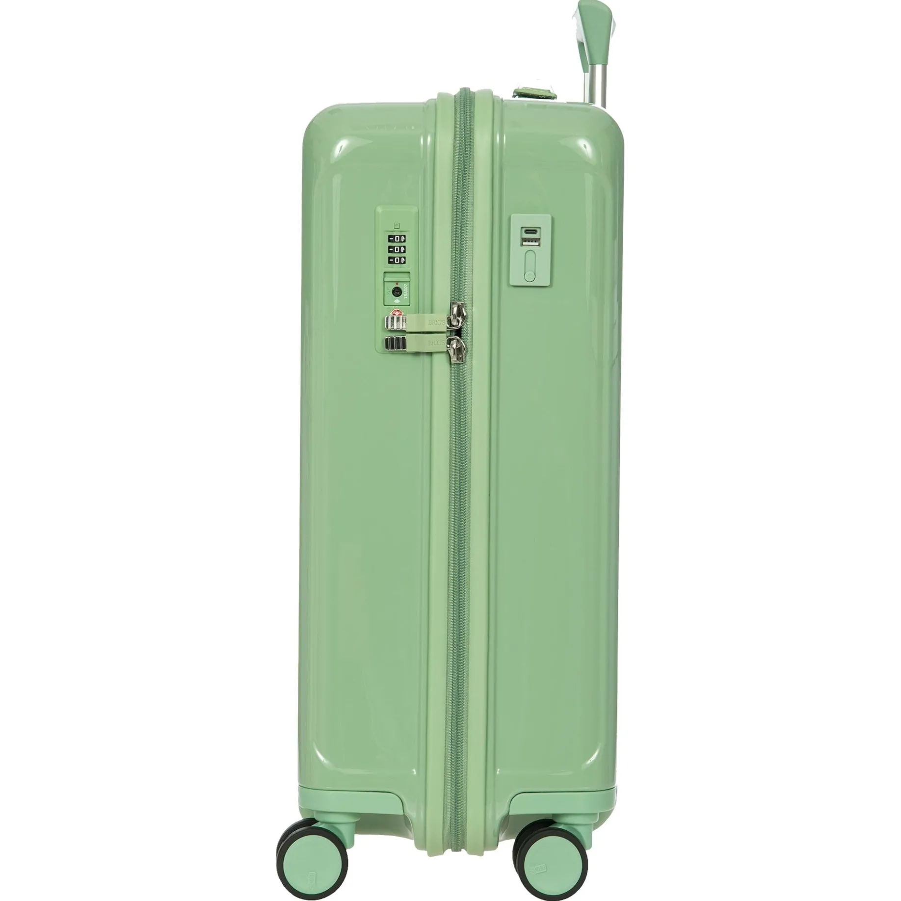 Positano - 4-Rollen Kabinentrolley 55 cm USB (salbei)