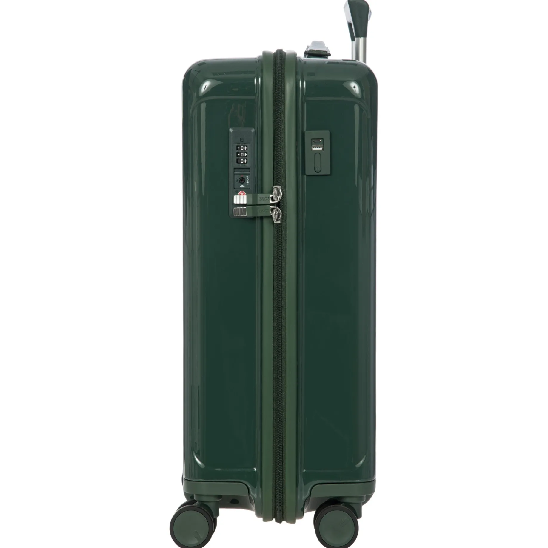 Positano - 4-Rollen Kabinentrolley 55 cm USB (emerald green)
