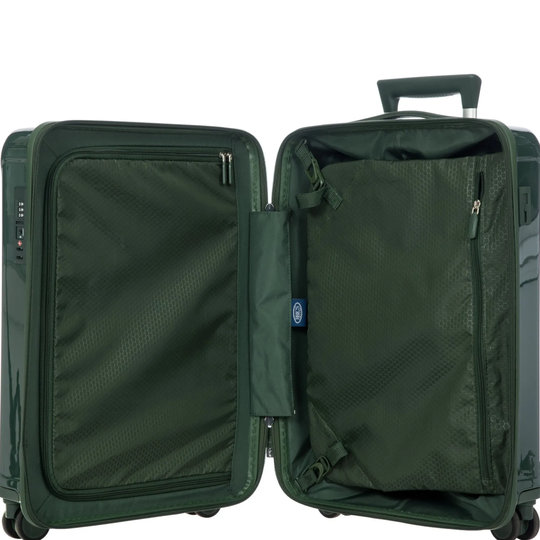 Positano - 4-Rollen Kabinentrolley 55 cm USB (emerald green)