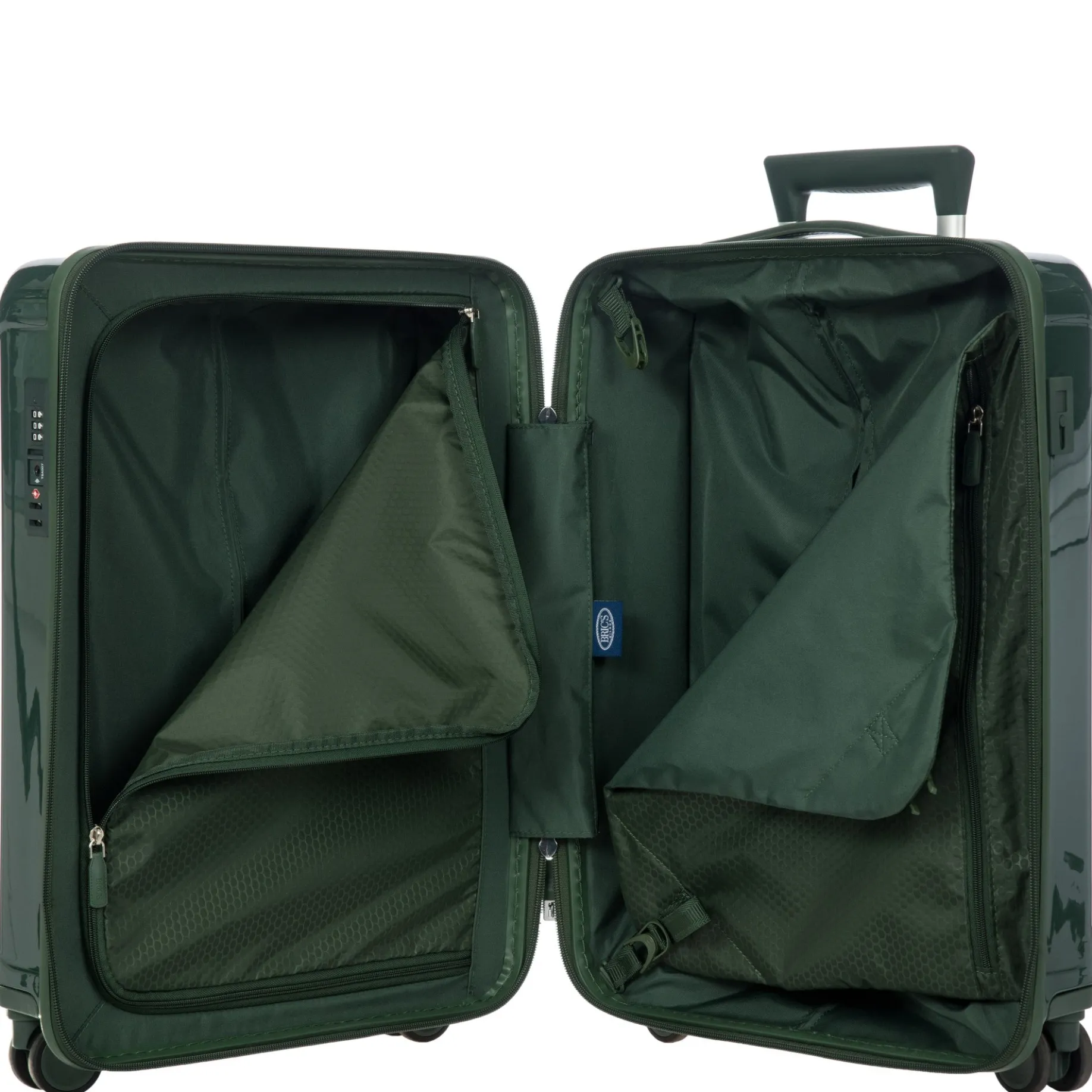 Positano - 4-Rollen Kabinentrolley 55 cm USB (emerald green)