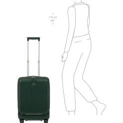 Positano - 4-Rollen Kabinentrolley 55 cm USB erw. (emerald green)