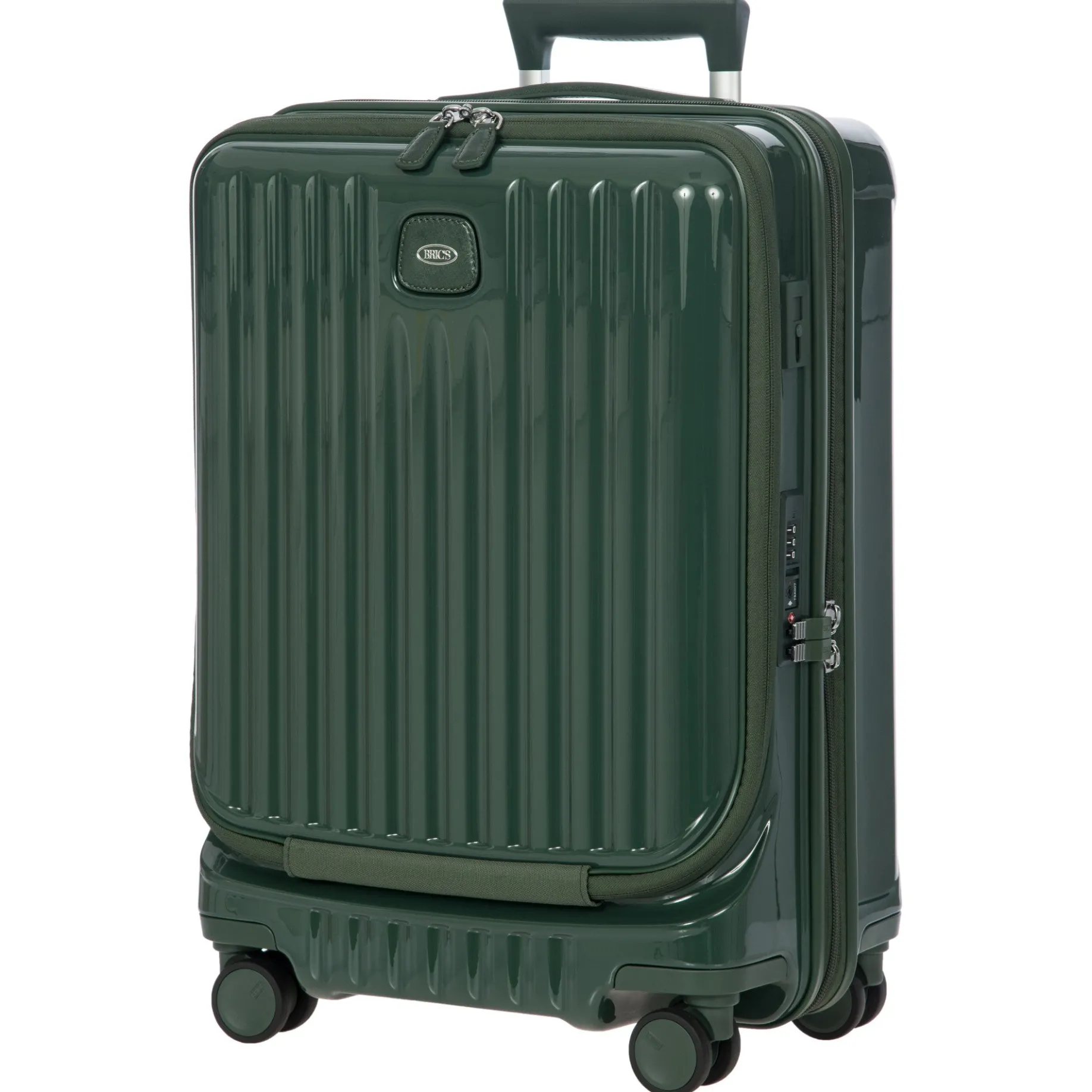 Positano - 4-Rollen Kabinentrolley 55 cm USB erw. (emerald green)