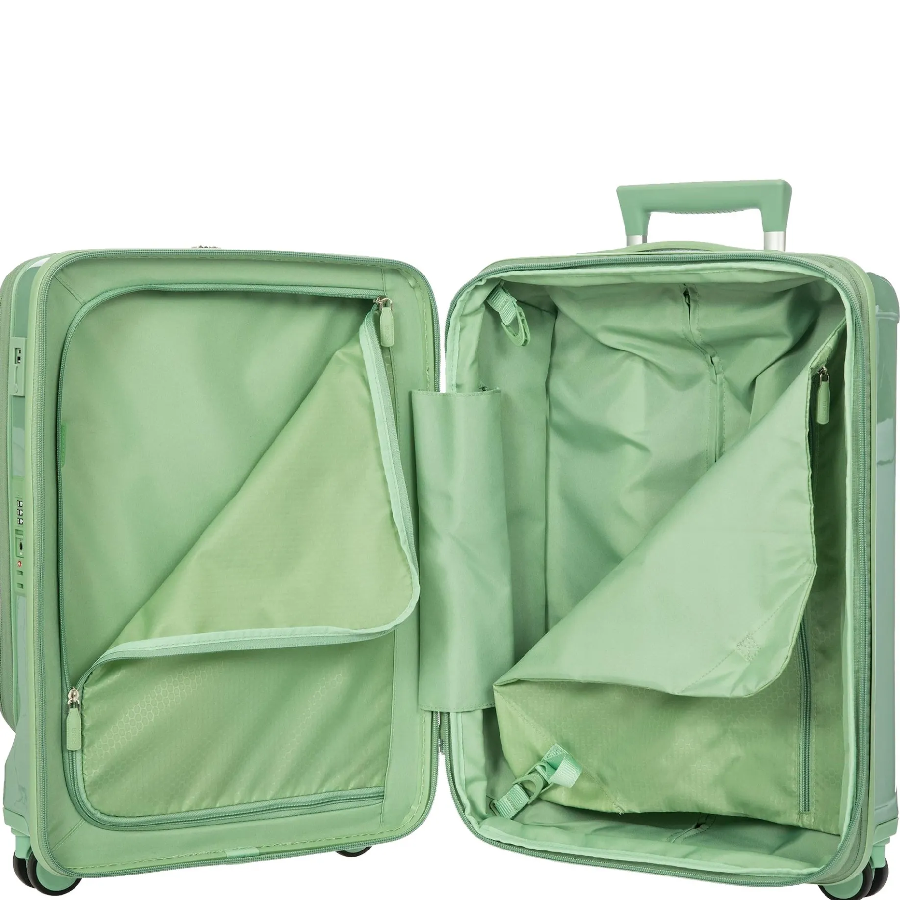 Positano - 4-Rollen Kabinentrolley 55 cm USB erw. (salbei)