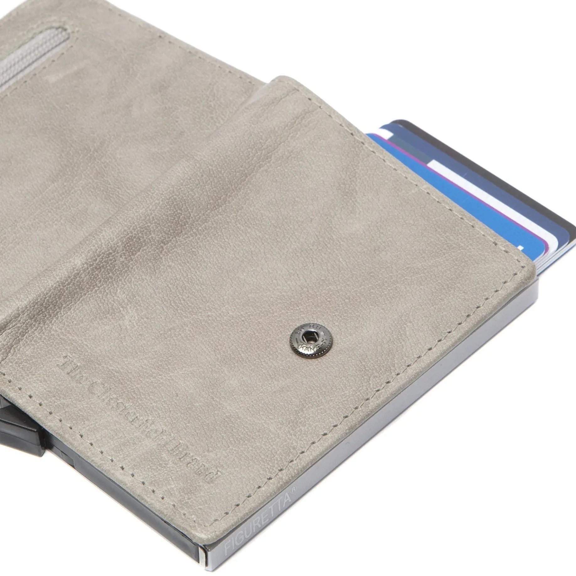 Prague - Kreditkartenetui 6cc 10 cm RFID (light grey)