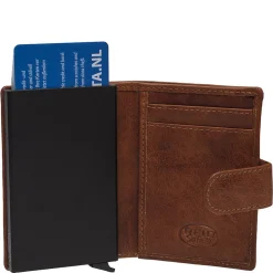 Prague - Kreditkartenetui 6cc 10 cm RFID (cognac)