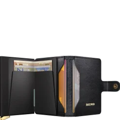 Premium Emboss Miniwallet - Geldbörse RFID 6.5 cm (diamond black)