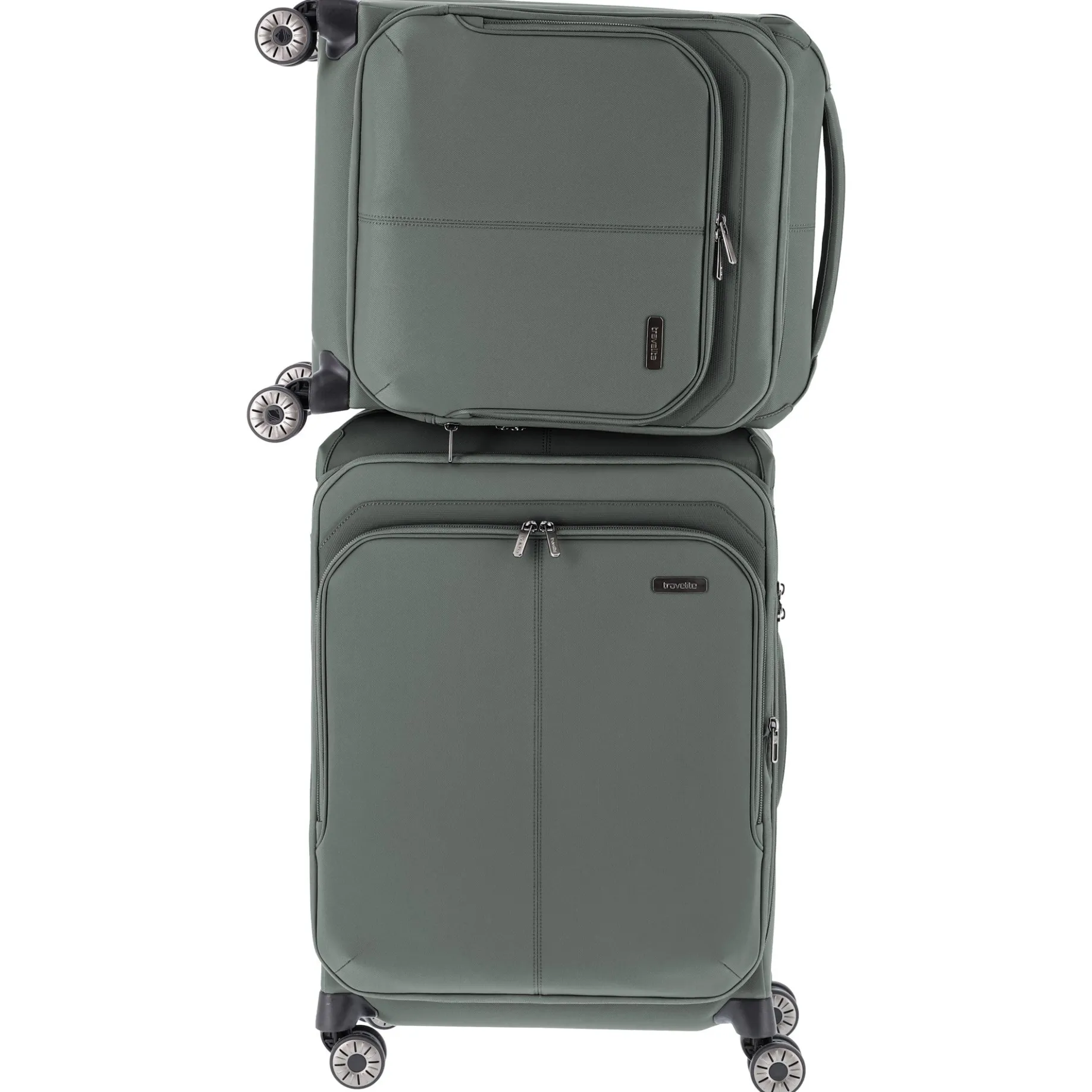 Priima - 4-Rollen-Kabinentrolley S 55 cm erw. (olive)