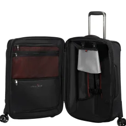 PRO-DLX 5 - 4-Rollen-Kabinentrolley S 55 cm erw. (black)