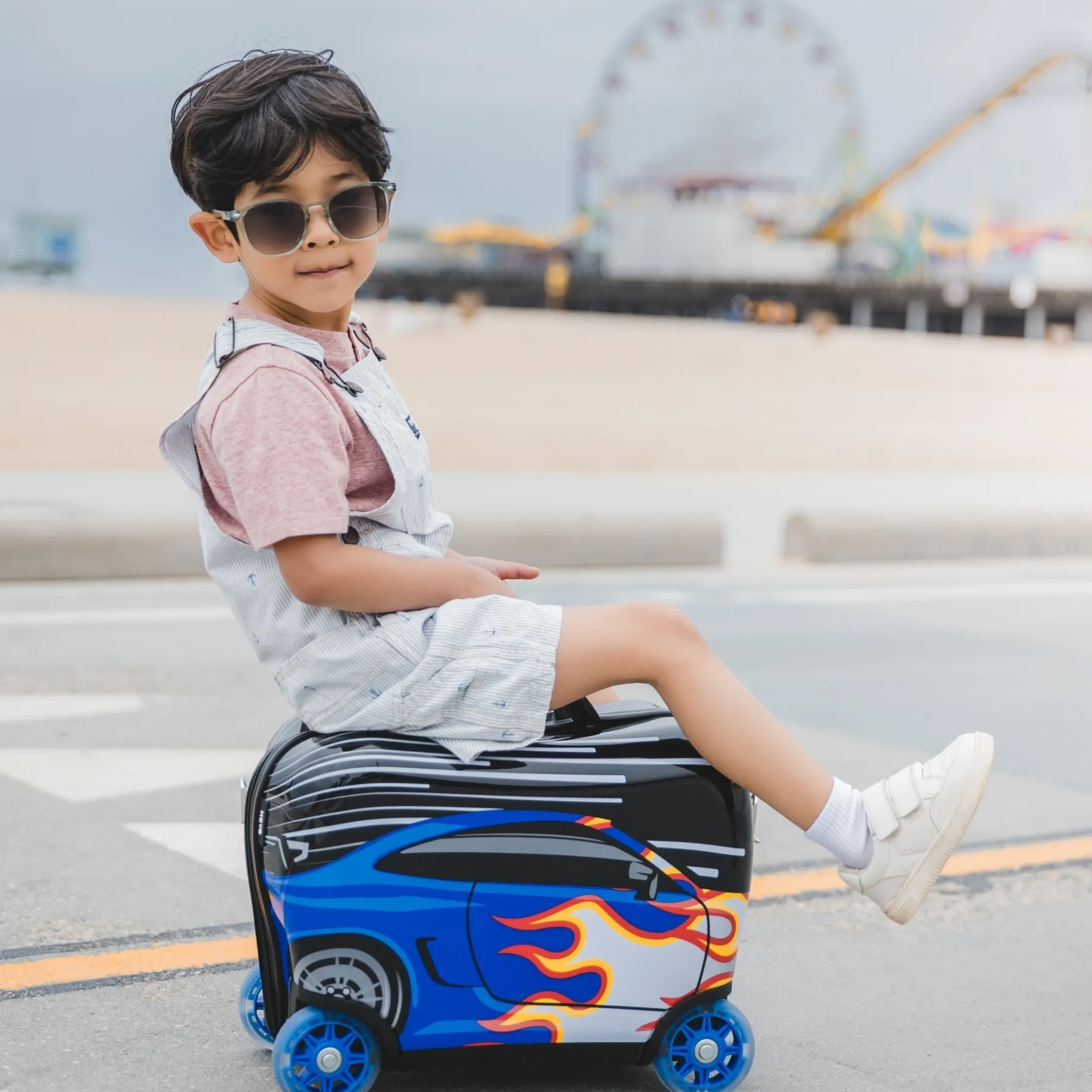Race Car Ride-On - 4-Rollen-Kindertrolley 40.5 cm (race car)