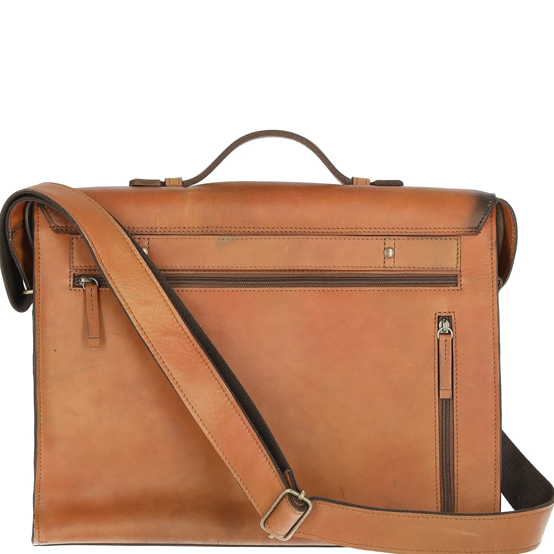 Randers 10 - Aktentasche 40 cm (cognac)