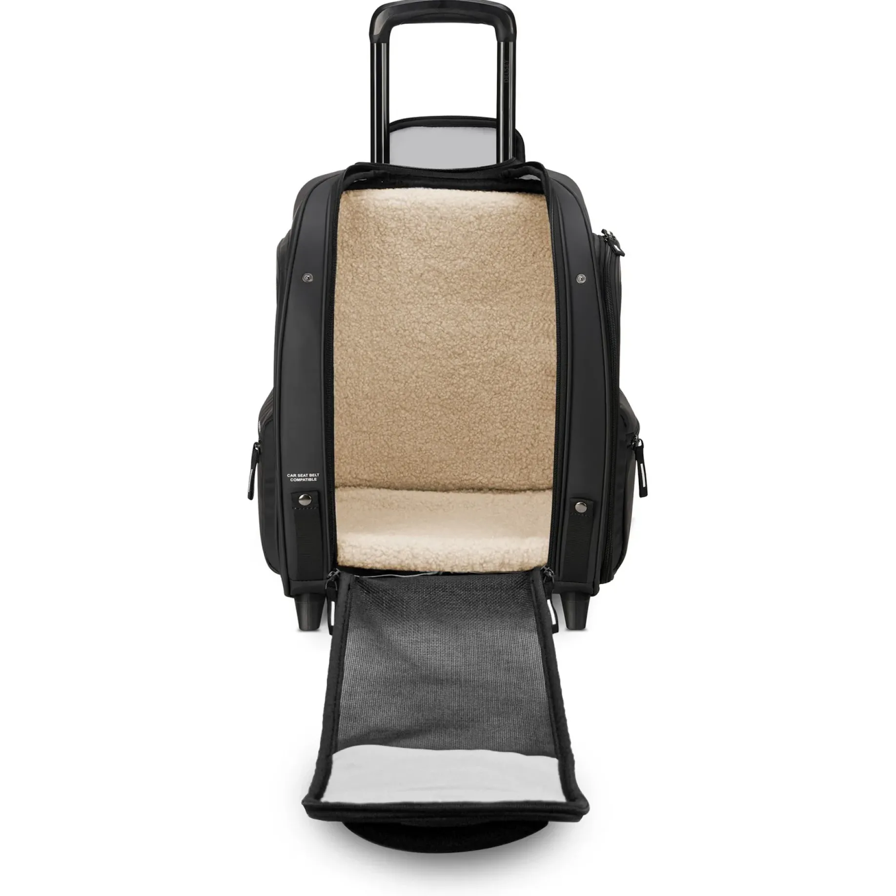Raspail - 2-Rollen-Tiertrolley 48 cm nachhaltig (schwarz)