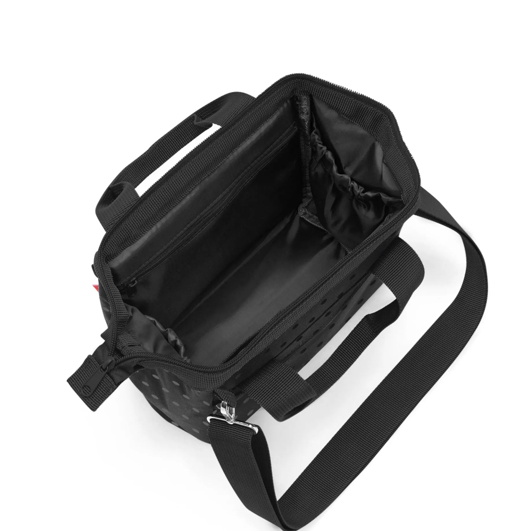 reisenthel allrounder cross - Schultertasche 24 cm (glossy dots black)