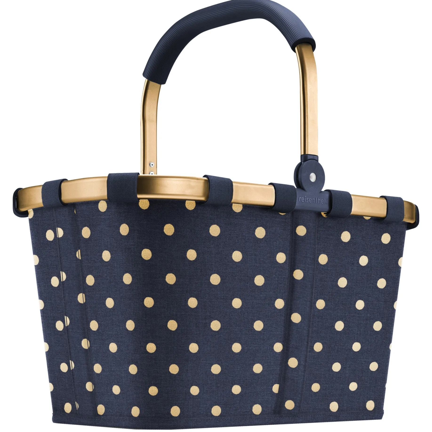 reisenthel carrybag - Einkaufskorb (frame metallic dots blue)