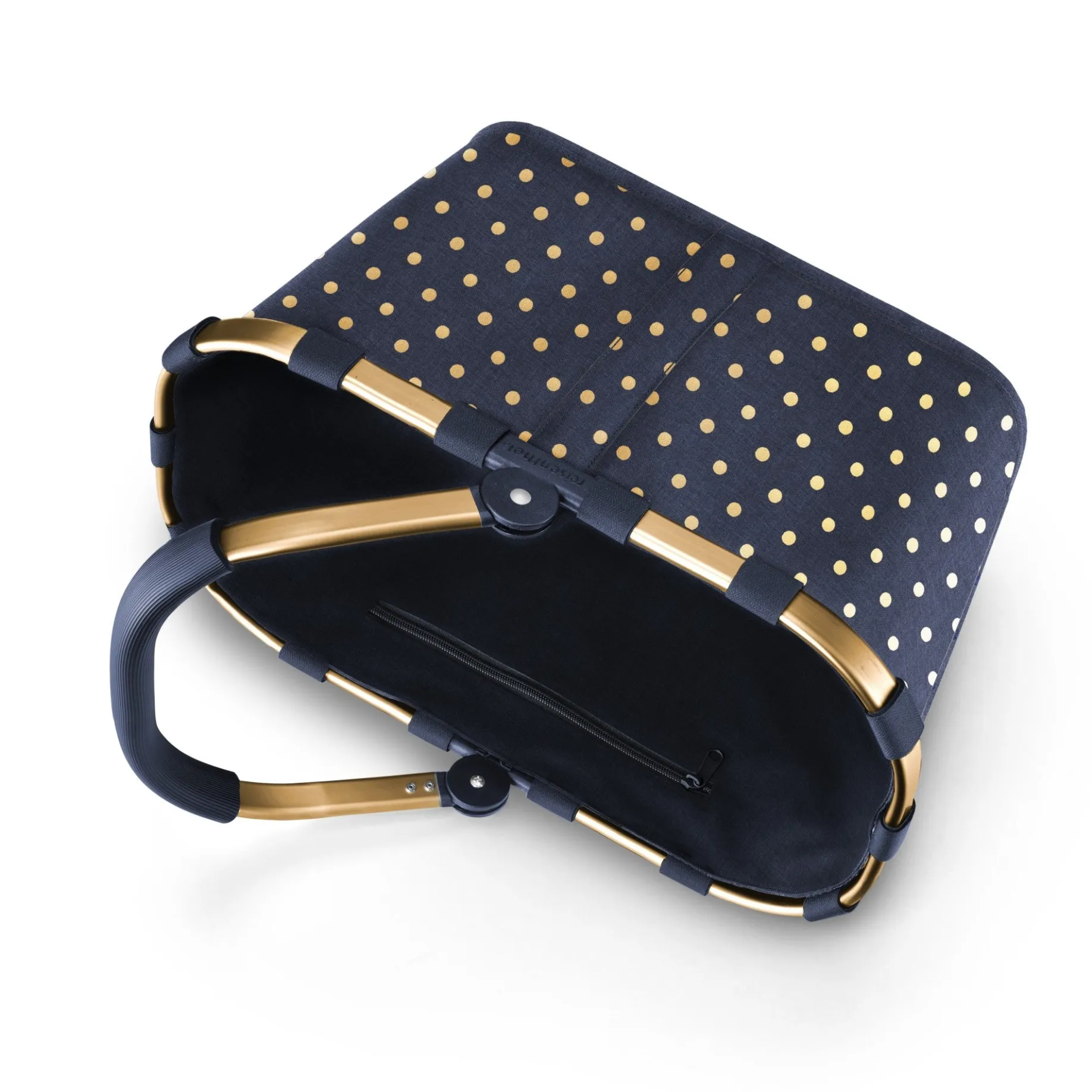 reisenthel carrybag - Einkaufskorb (frame metallic dots blue)