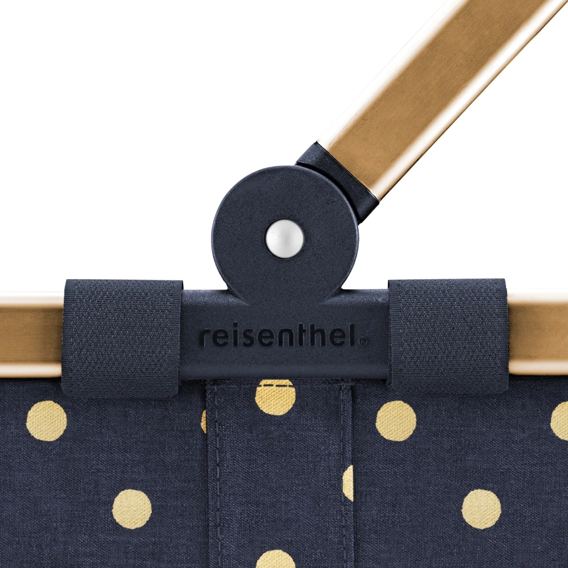 reisenthel carrybag - Einkaufskorb (frame metallic dots blue)