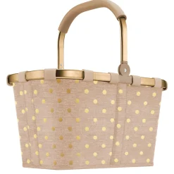 reisenthel carrybag - Einkaufskorb (frame metallic dots coffee)