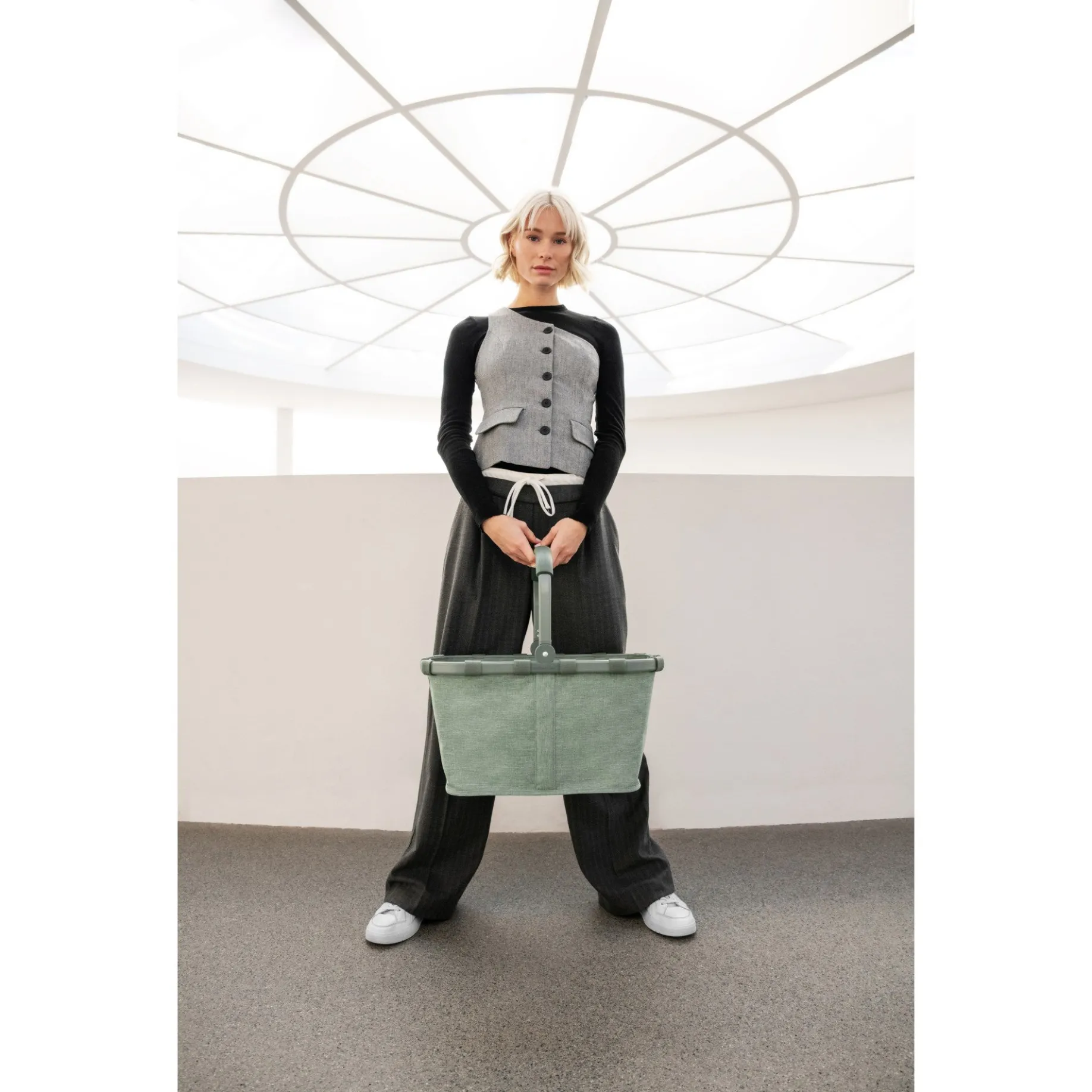 reisenthel carrybag - Einkaufskorb (frame twist sage)