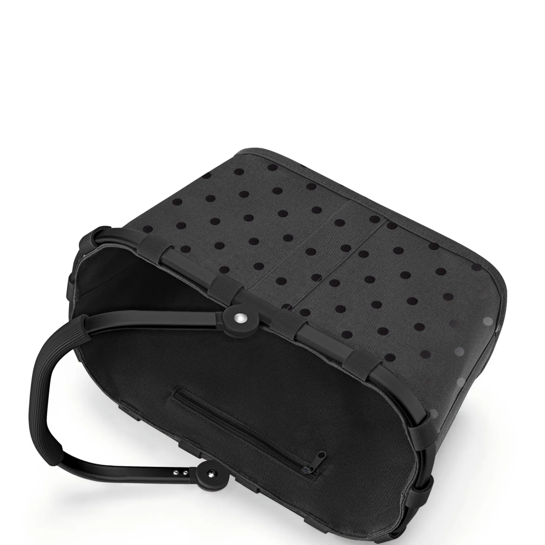 reisenthel carrybag xs - Einkaufskorb 21 cm (frame glossy dots black)